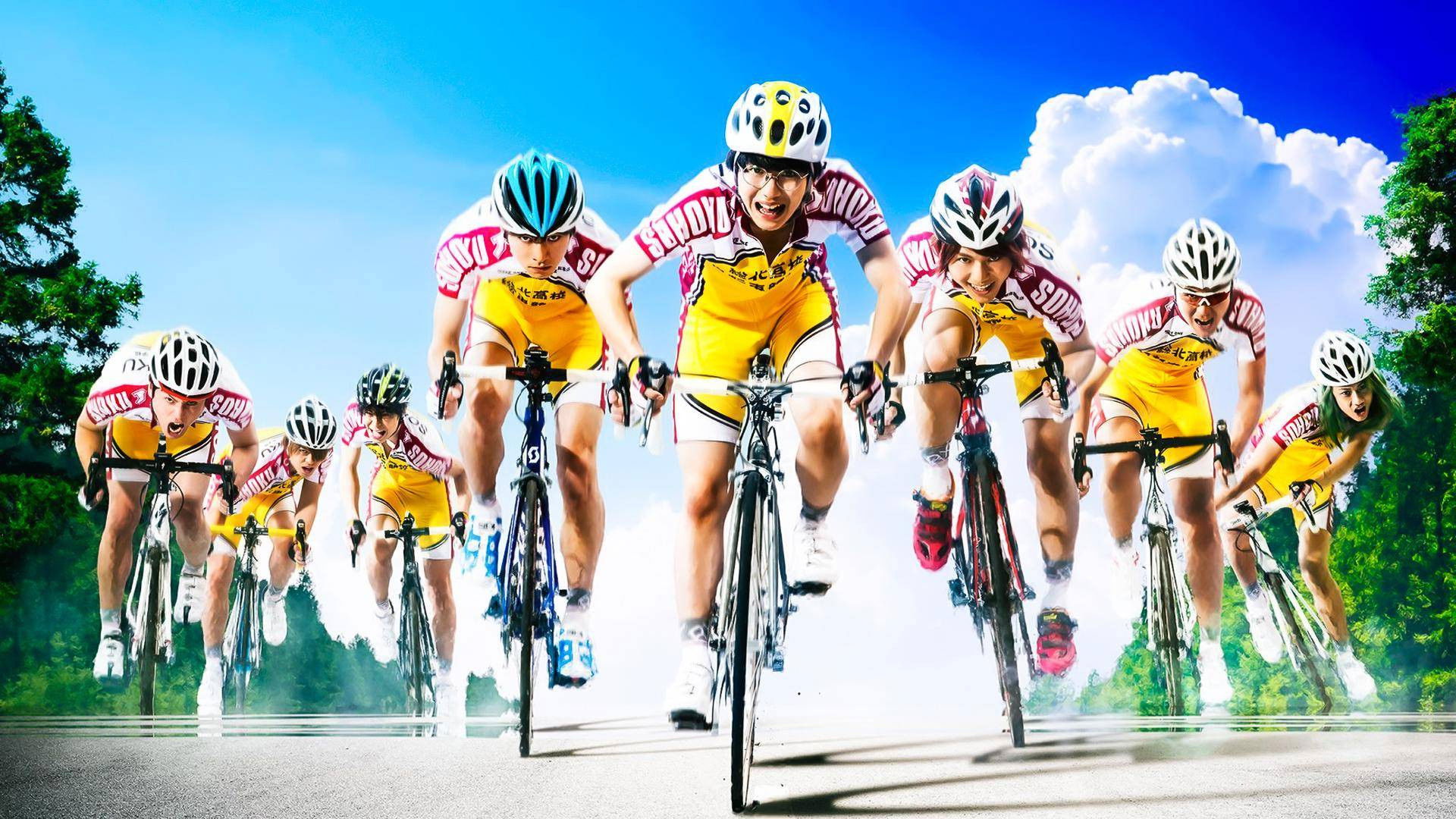 Backdrop for Yowamushi Pedal