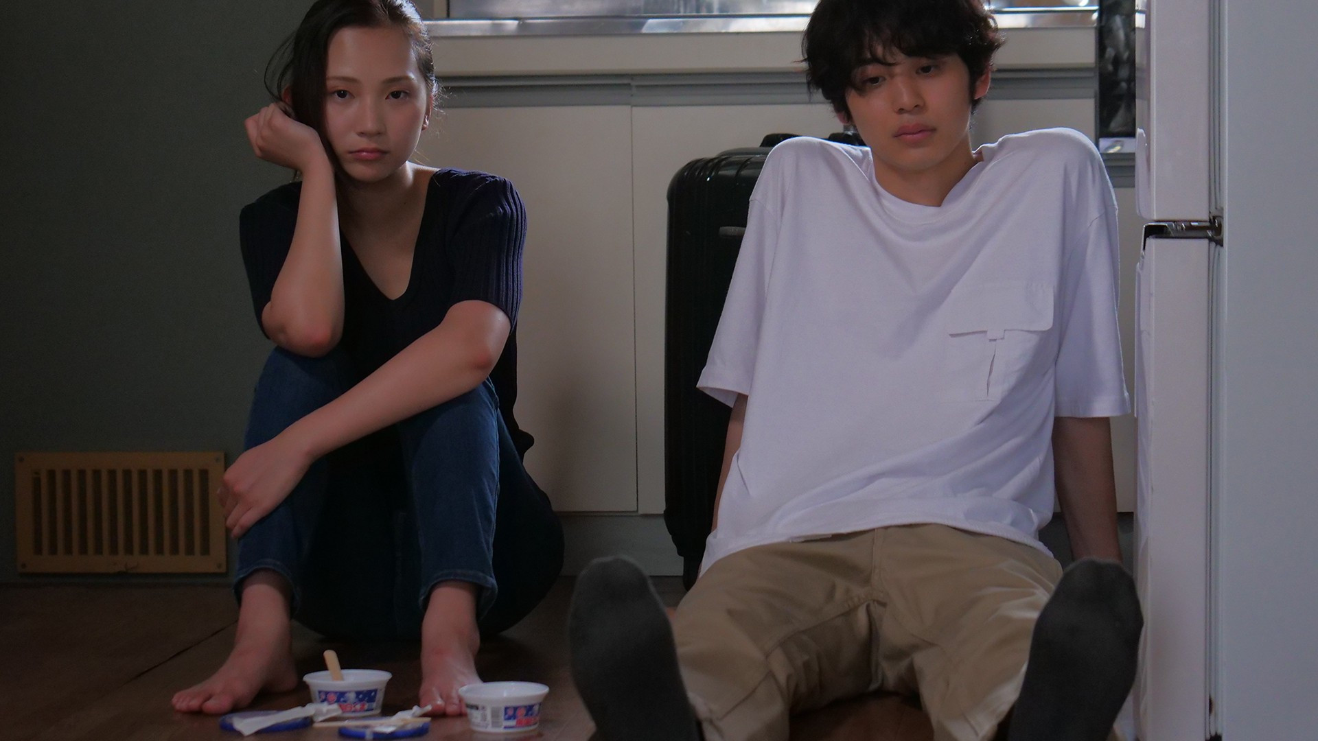 Backdrop for Two Maladroits in Life: A Love Story