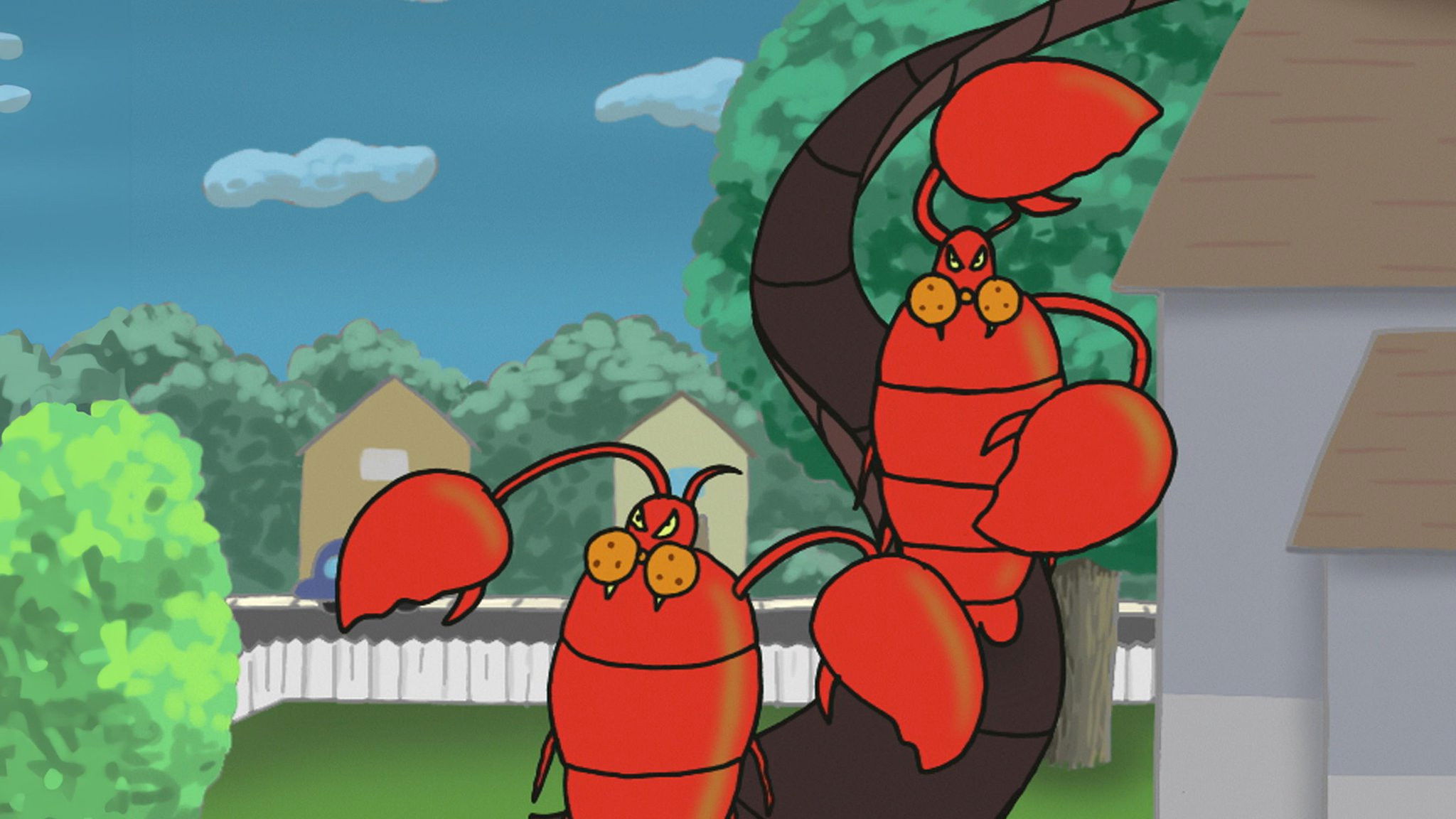 Backdrop for Invasion of the Space Lobsters