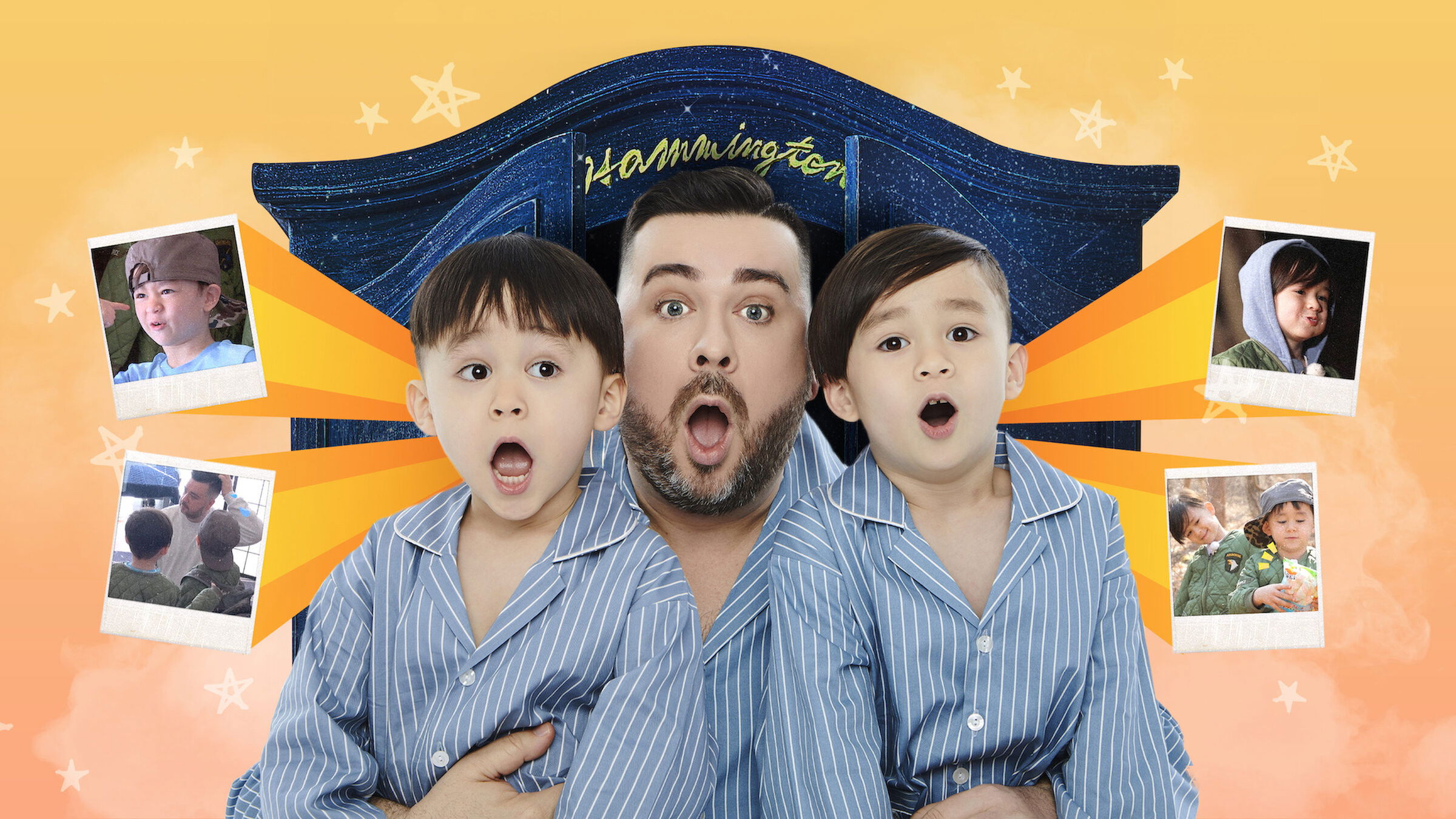 Backdrop for Hammington Family's Dream Closet