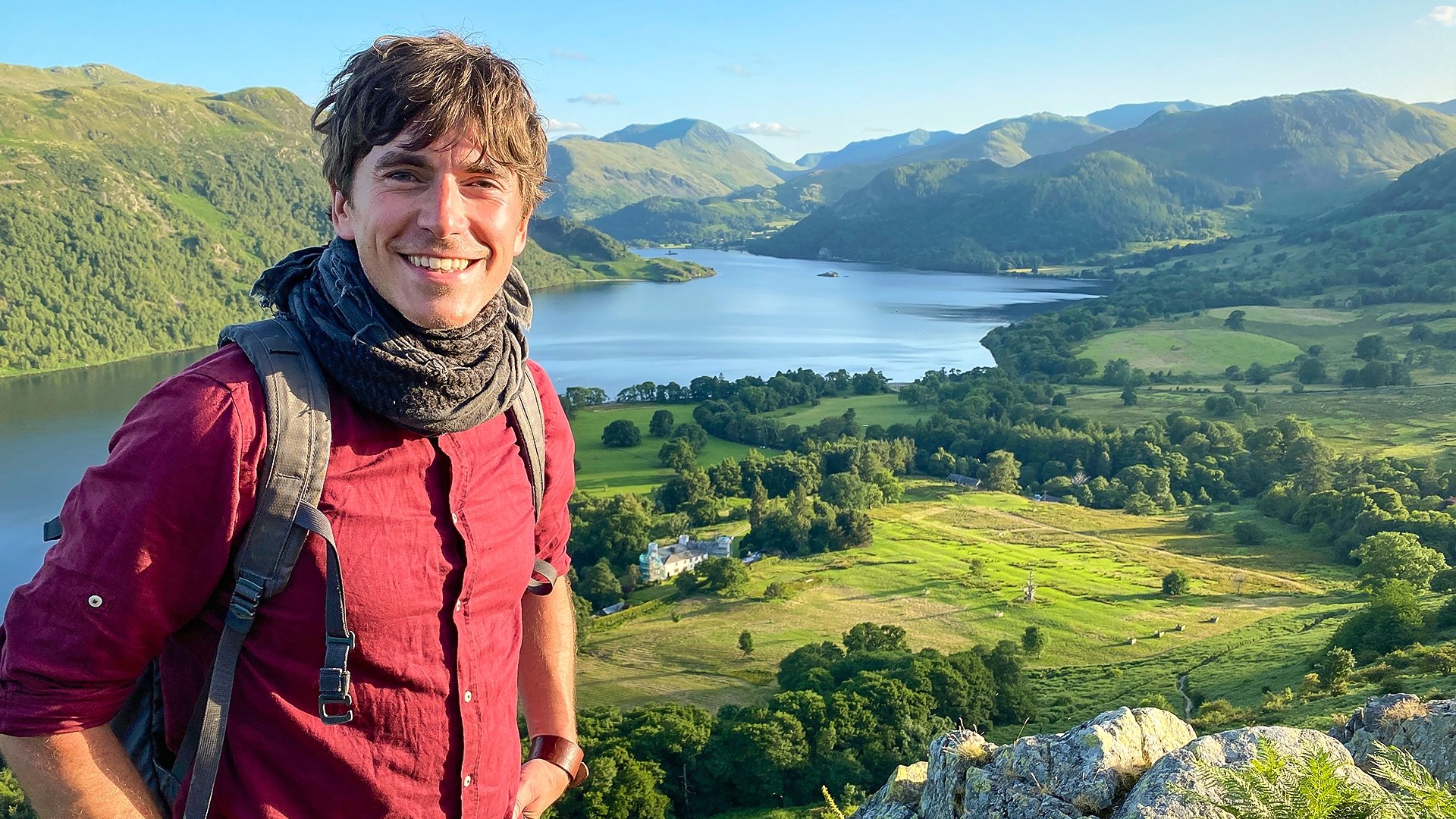 Backdrop for The Lakes with Simon Reeve