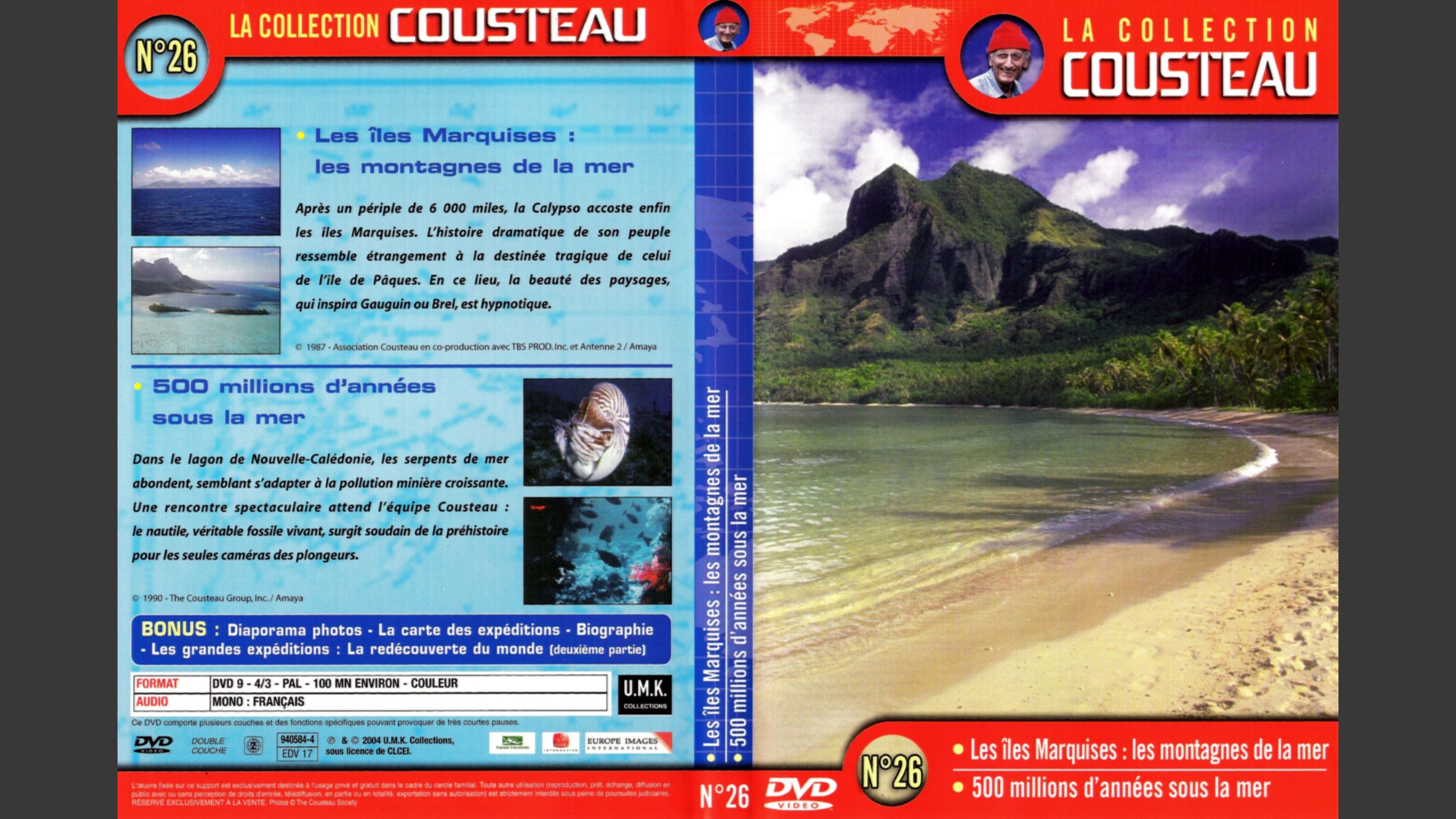 Backdrop for The Cousteau Collection N°26-1 | 500 Million Years Under the Sea