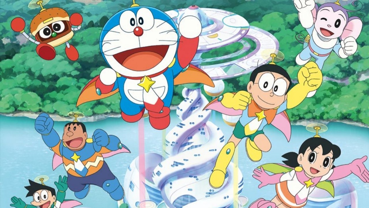 Backdrop for Doraemon: Nobita and the Space Heroes