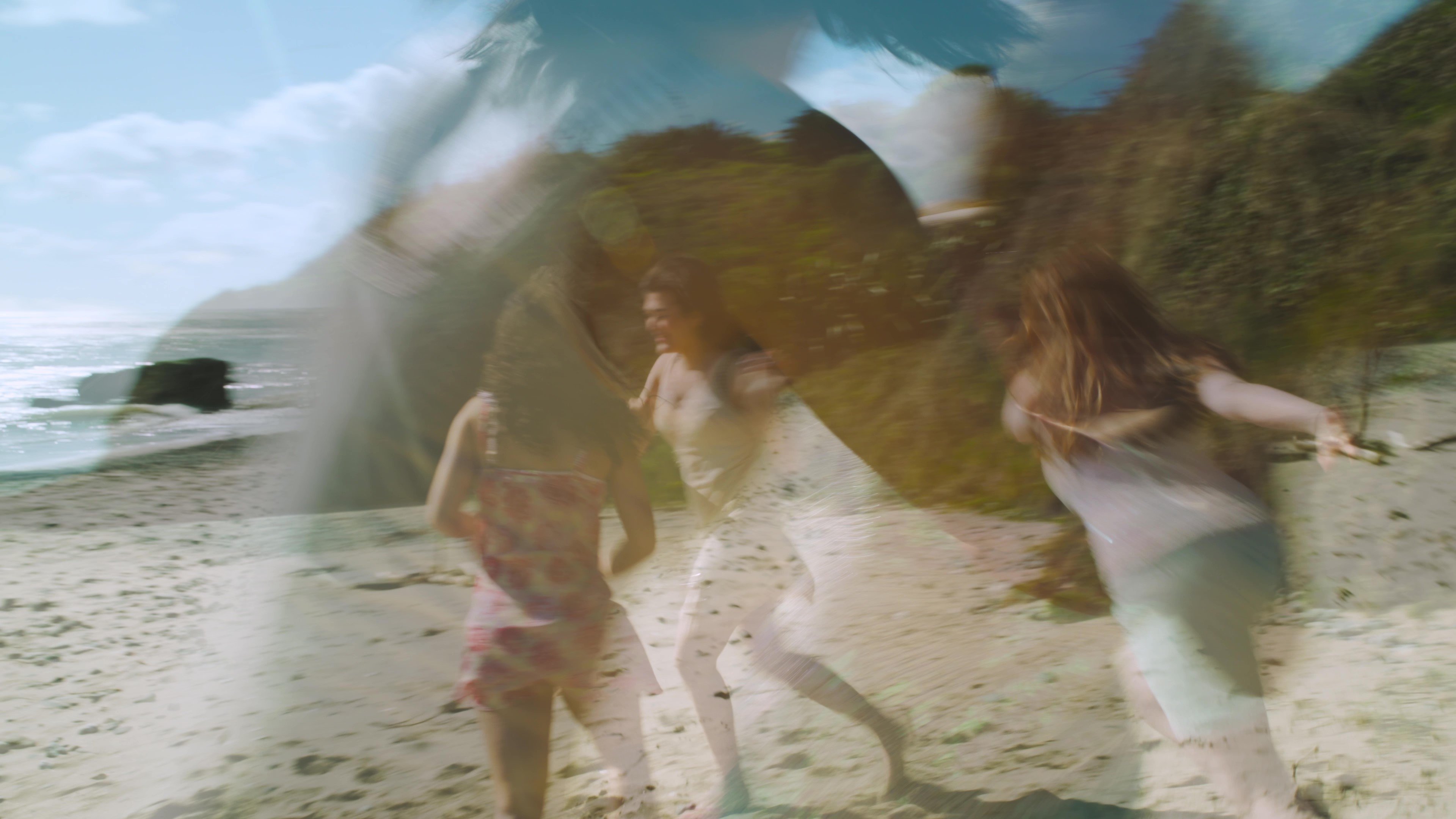 Backdrop for No One Slept on the Beach this Year