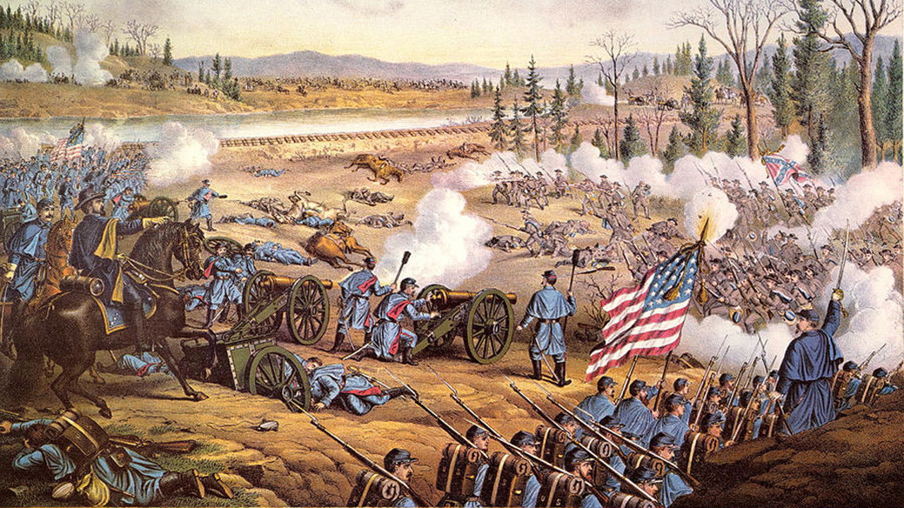 Backdrop for The Battle of Stones River