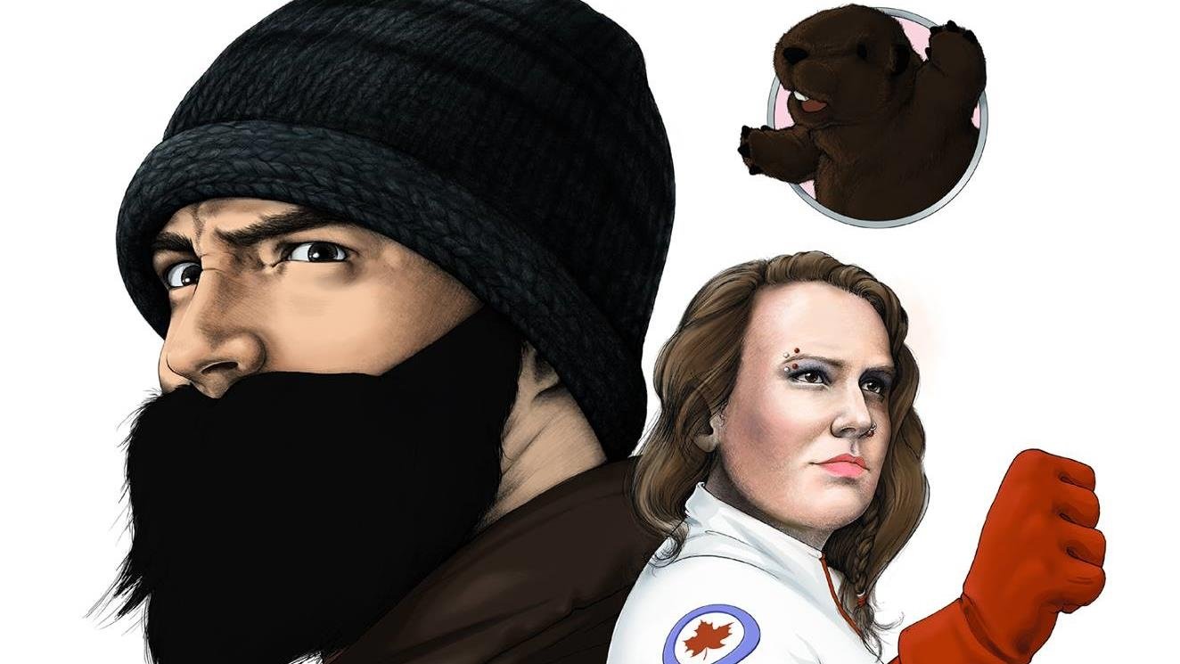 Backdrop for Ghost Beaver Kick