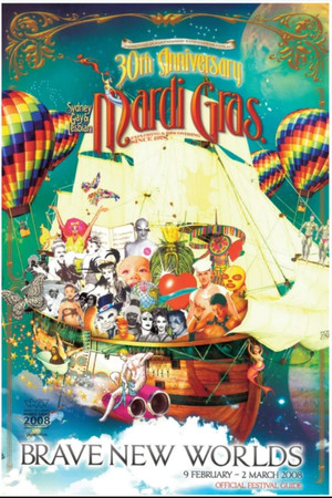 Poster for Sydney Gay and Lesbian Mardi Gras 2008