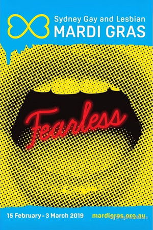 Poster for Sydney Gay and Lesbian Mardi Gras 2019