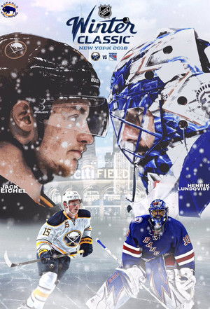 Poster for 2018: New York Rangers vs. Buffalo Sabres