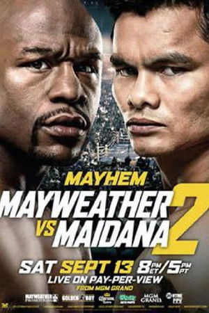 Poster for Mayweather vs. Maidana 2