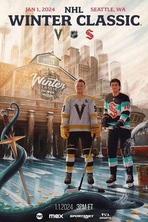 Poster for 2024: Seattle Kraken vs. Vegas Golden Knights