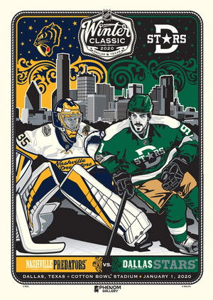 Poster for 2020: Dallas Stars vs. Nashville Predators