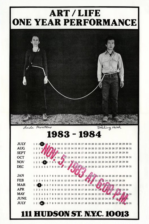 One Year Performance 1983-1984 (Rope Piece)
