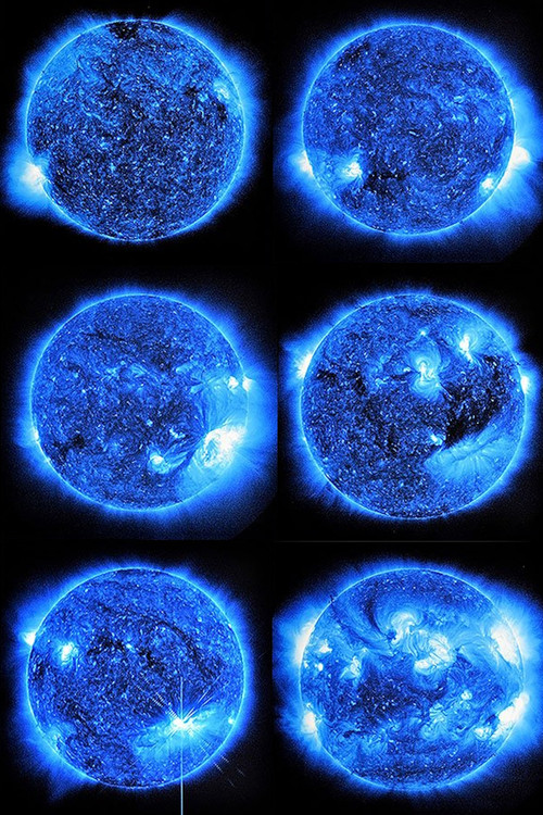 Watching the Sun at Midnight SDO/NASA (Blue)