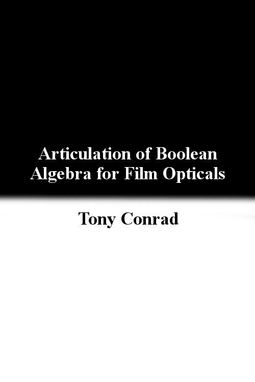 Articulation of Boolean Algebra for Film Opticals