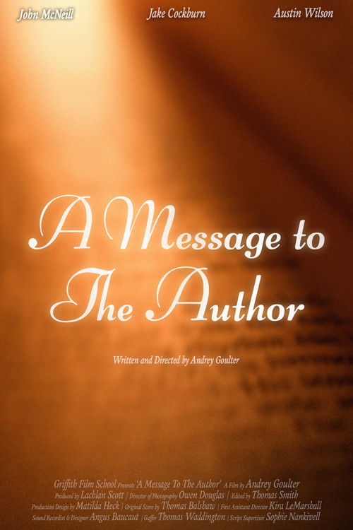 A Message to the Author