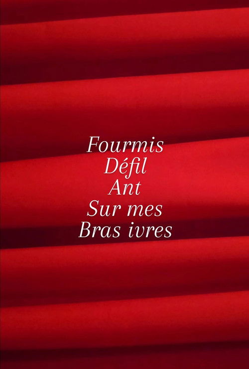 Fourmis défilant sur mes bras ivres.