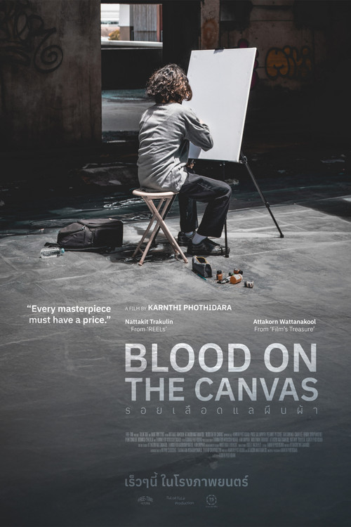 Blood on the canvas