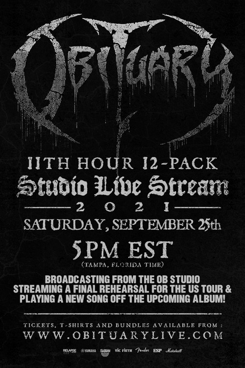 Obituary - 11th Hour 12-Pack Live Stream