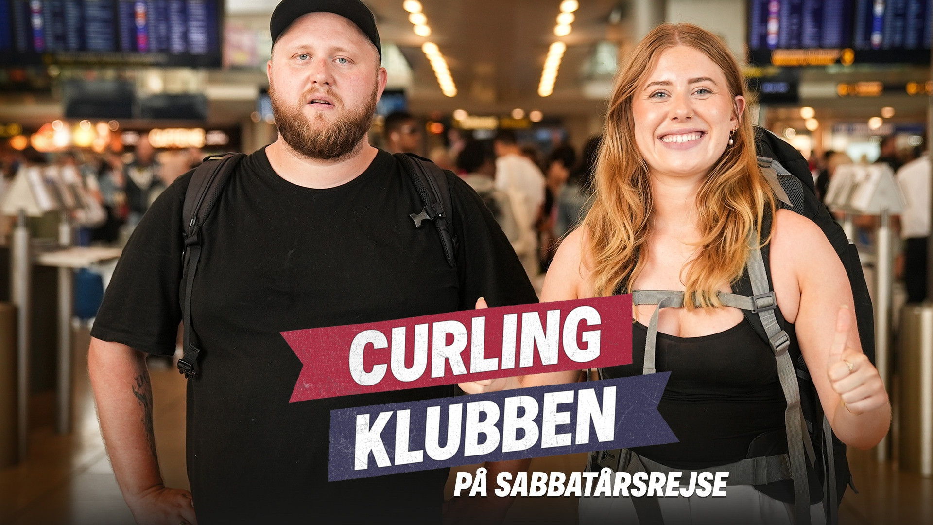 Backdrop for Curlingklubben på sabbatårsrejse