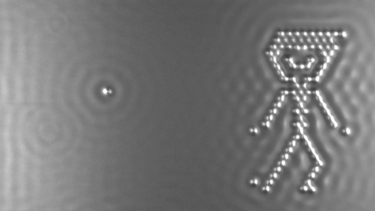 Backdrop for A Boy and His Atom