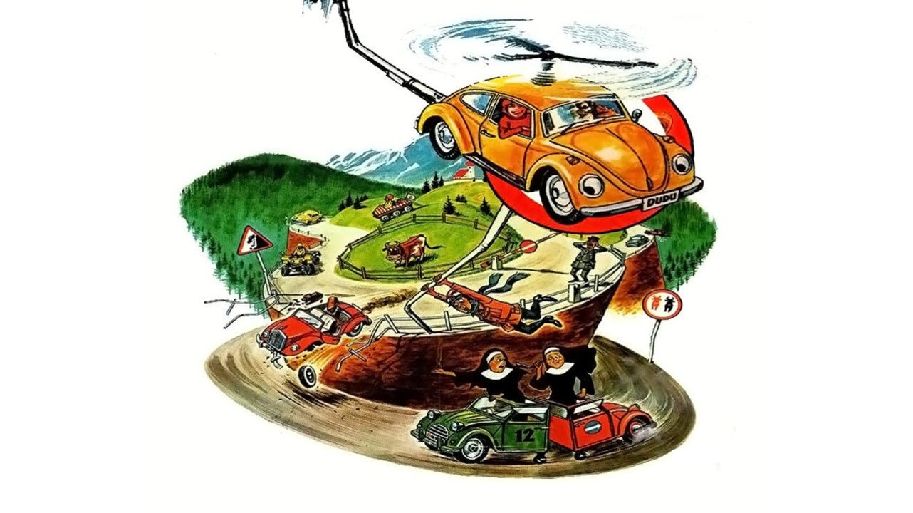 Backdrop for Superbug, the Craziest Car in the World