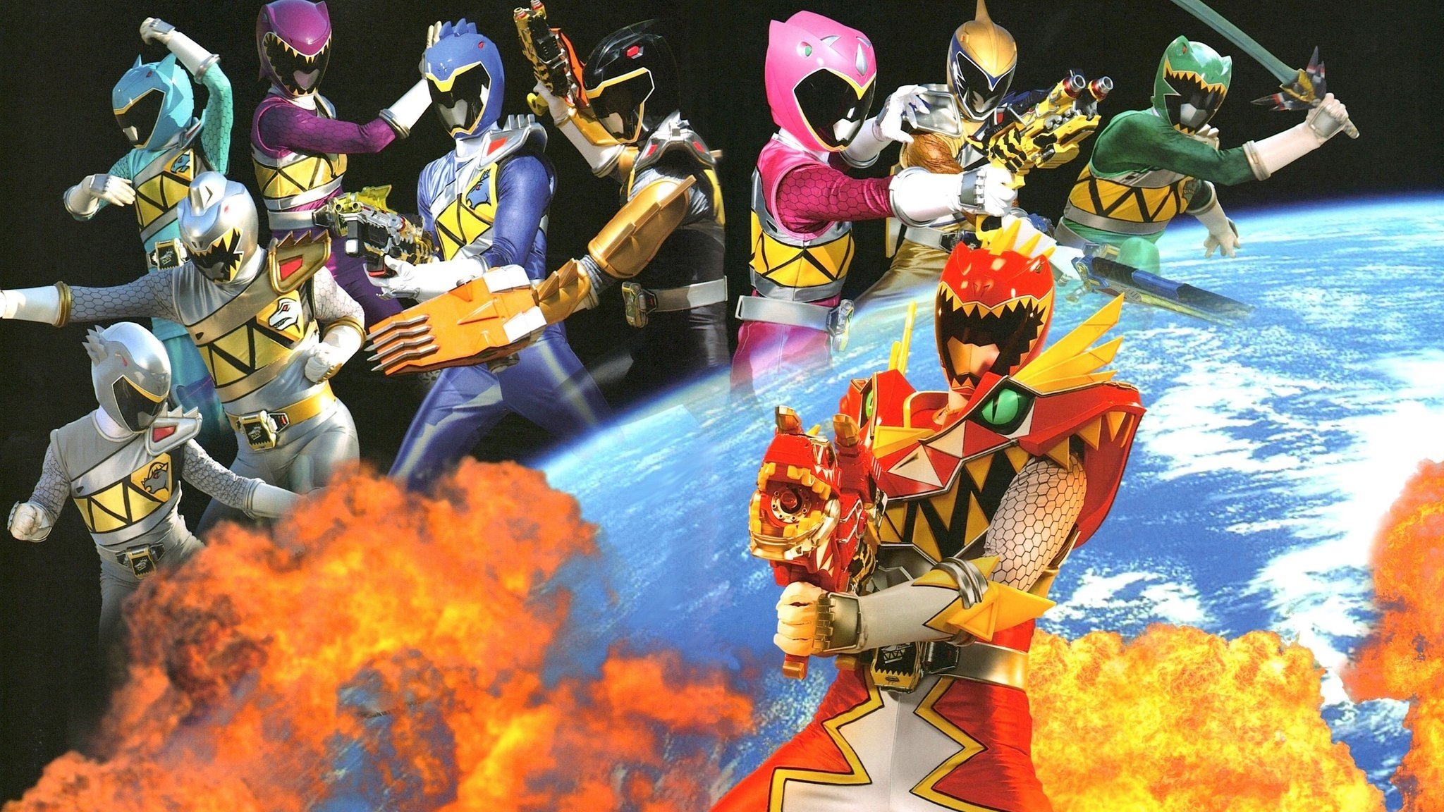 Backdrop for Zyuden Sentai Kyoryuger