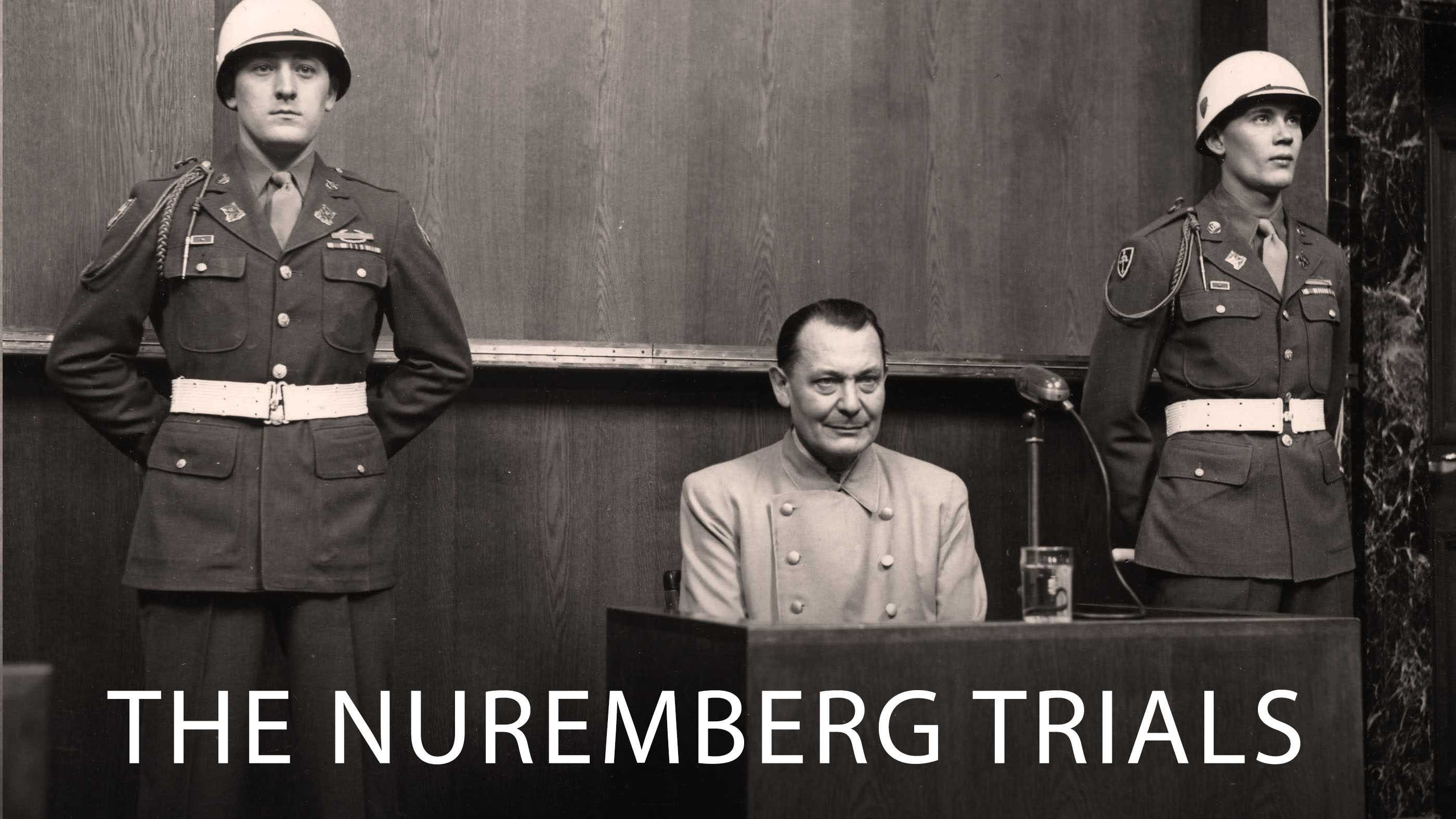 Backdrop for The Nuremberg Trials