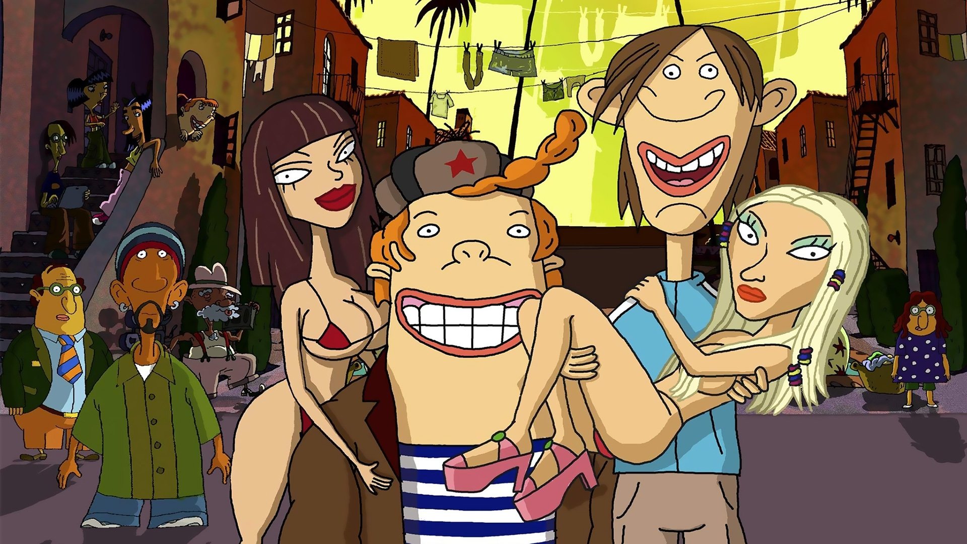 Backdrop for Immigrants (L.A. Dolce Vita)