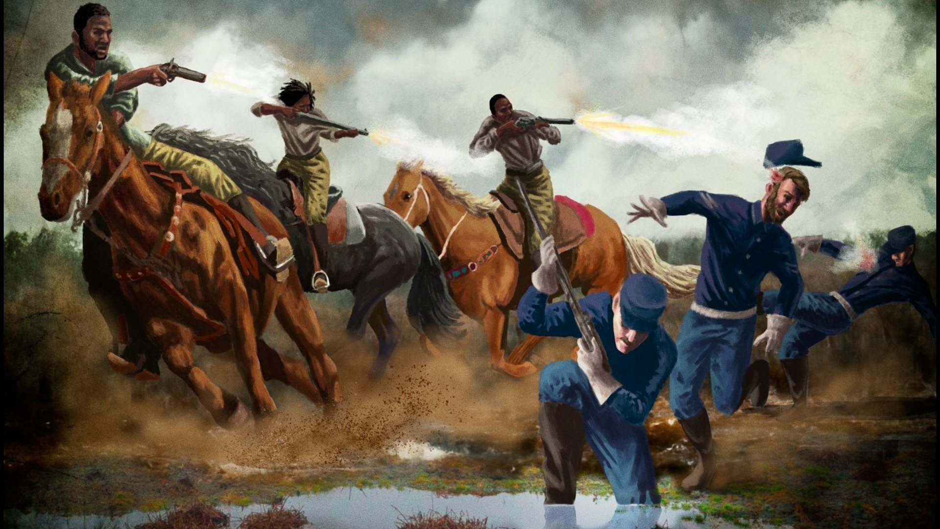 Backdrop for American Maroon