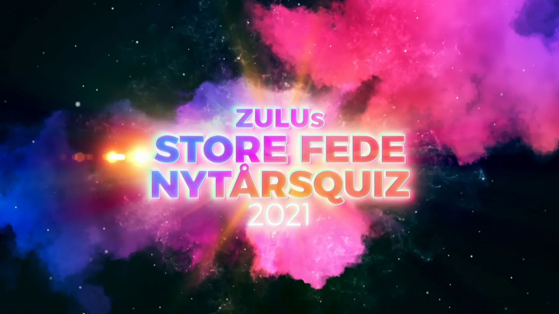 Backdrop for ZULUs store fede nytårsquiz
