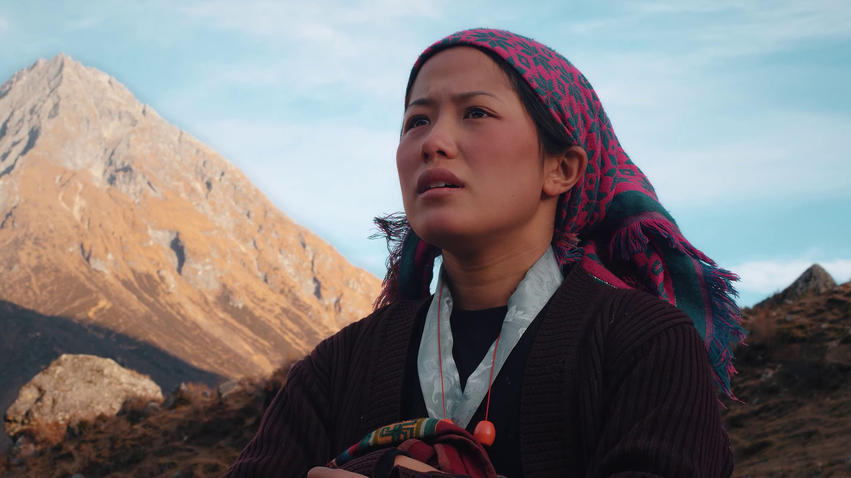 Backdrop for Mantra: A Himalayan Love Story