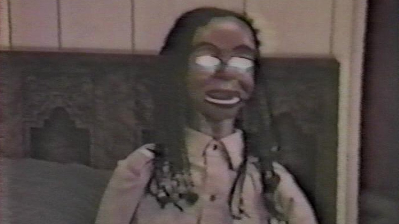 Backdrop for Black Devil Doll from Hell