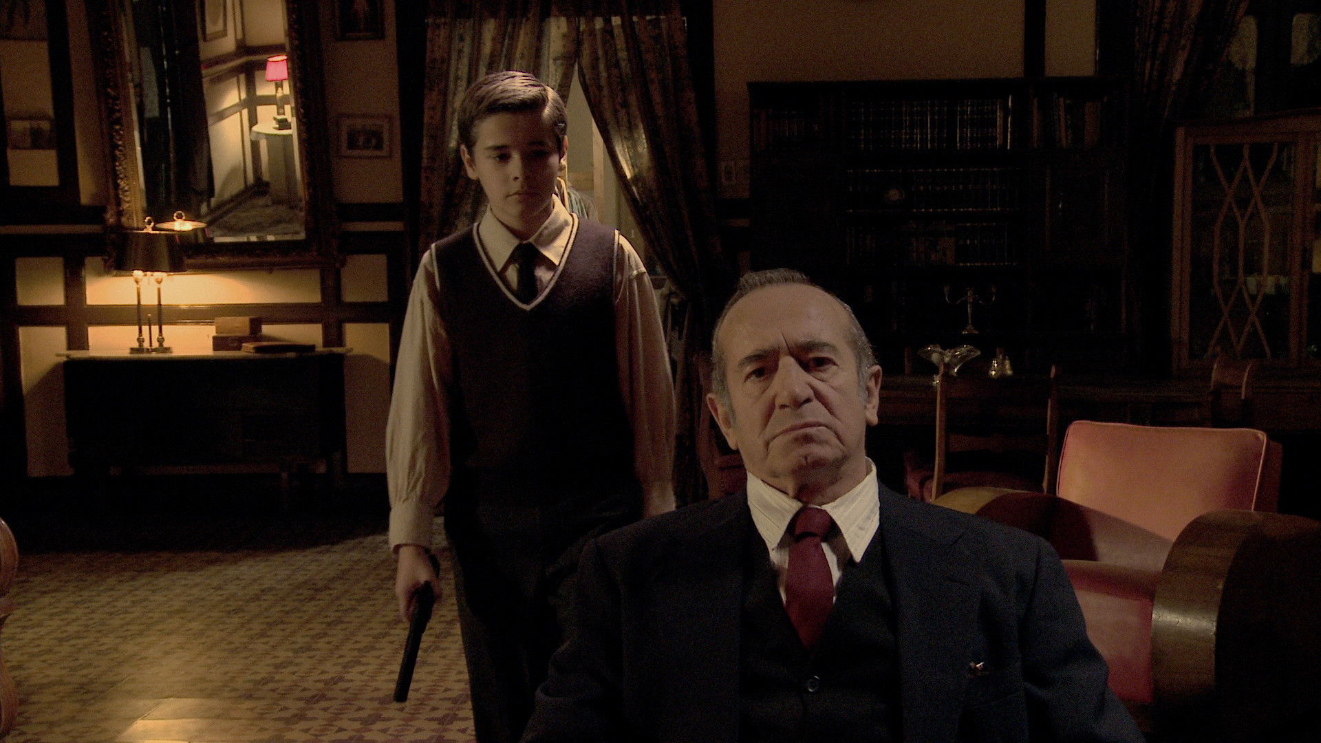 Backdrop for Night Across the Street