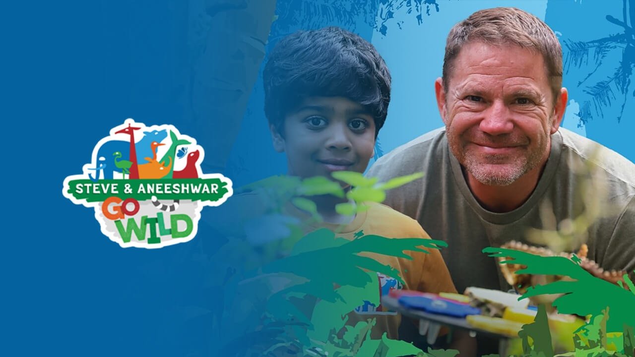 Backdrop for Steve and Aneeshwar Go Wild