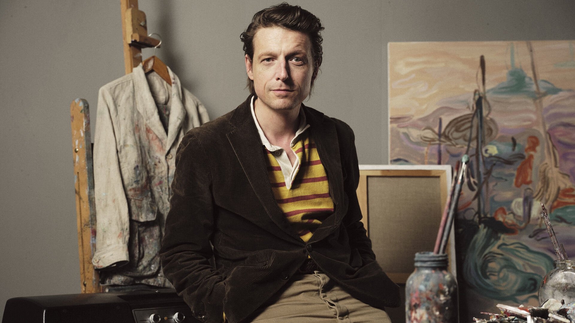 Backdrop for Zingen is goud