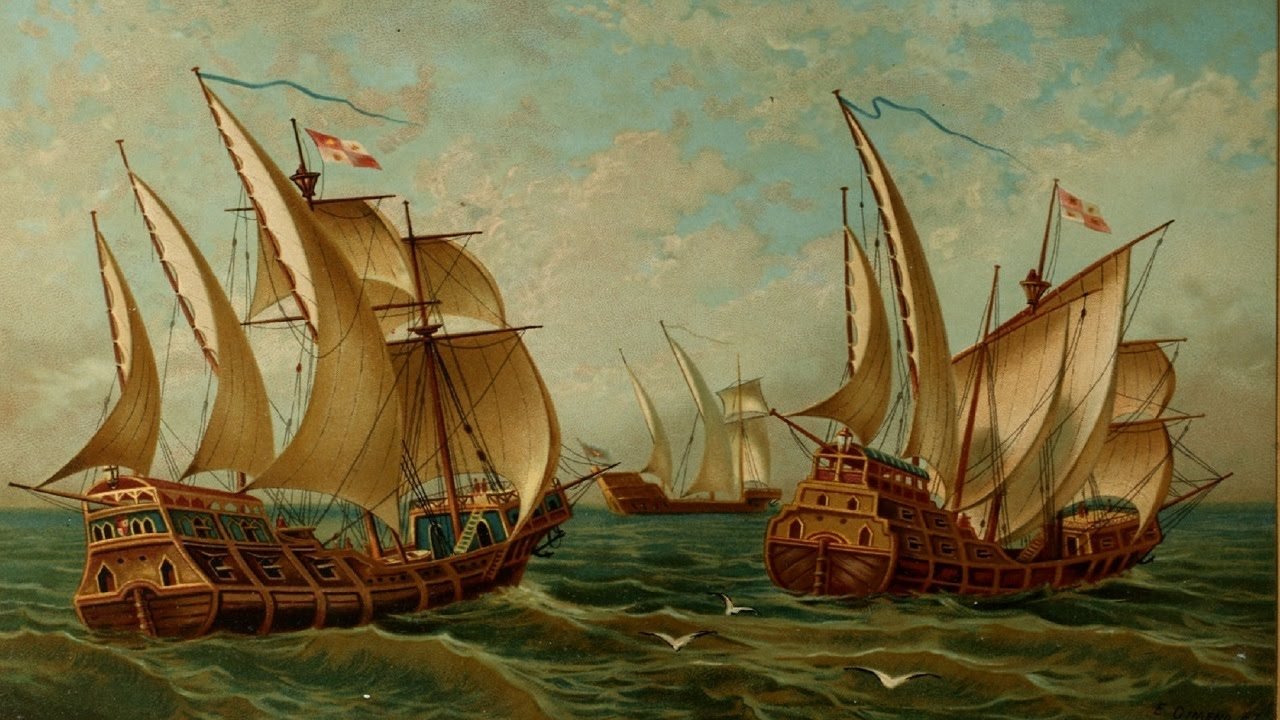 Backdrop for Columbus The Lost Voyage