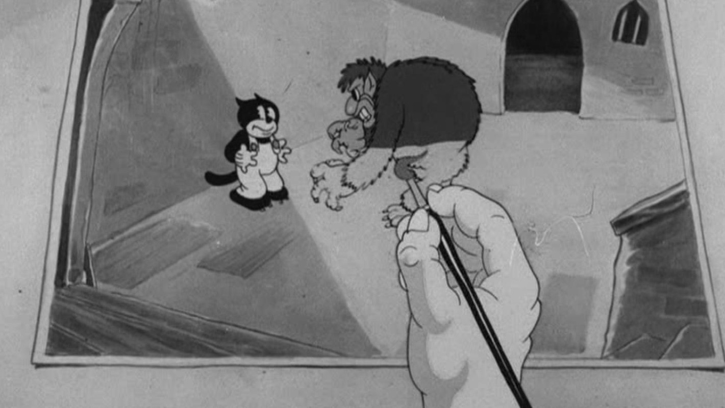 Backdrop for A Cartoonist's Nightmare