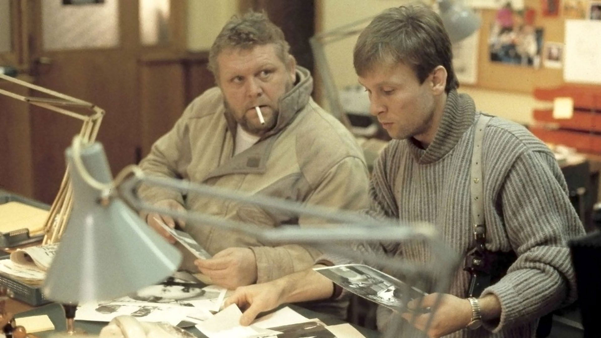 Backdrop for Once a Cop...