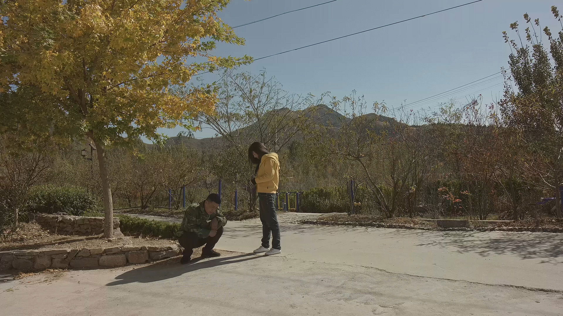 Backdrop for Dust flying