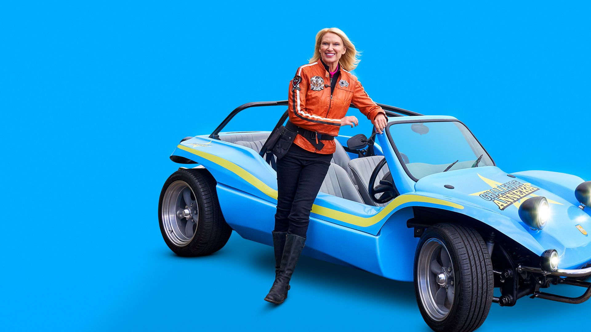 Backdrop for Challenge Anneka