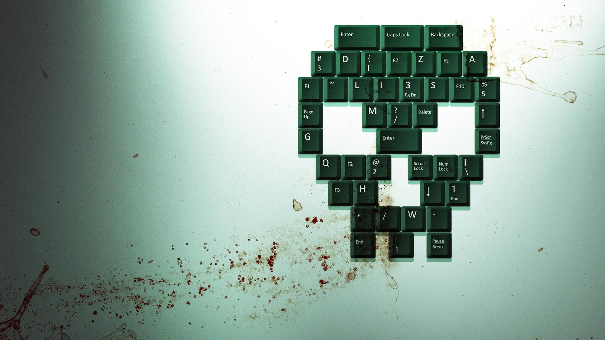 Backdrop for Web of Make Believe: Death, Lies and the Internet