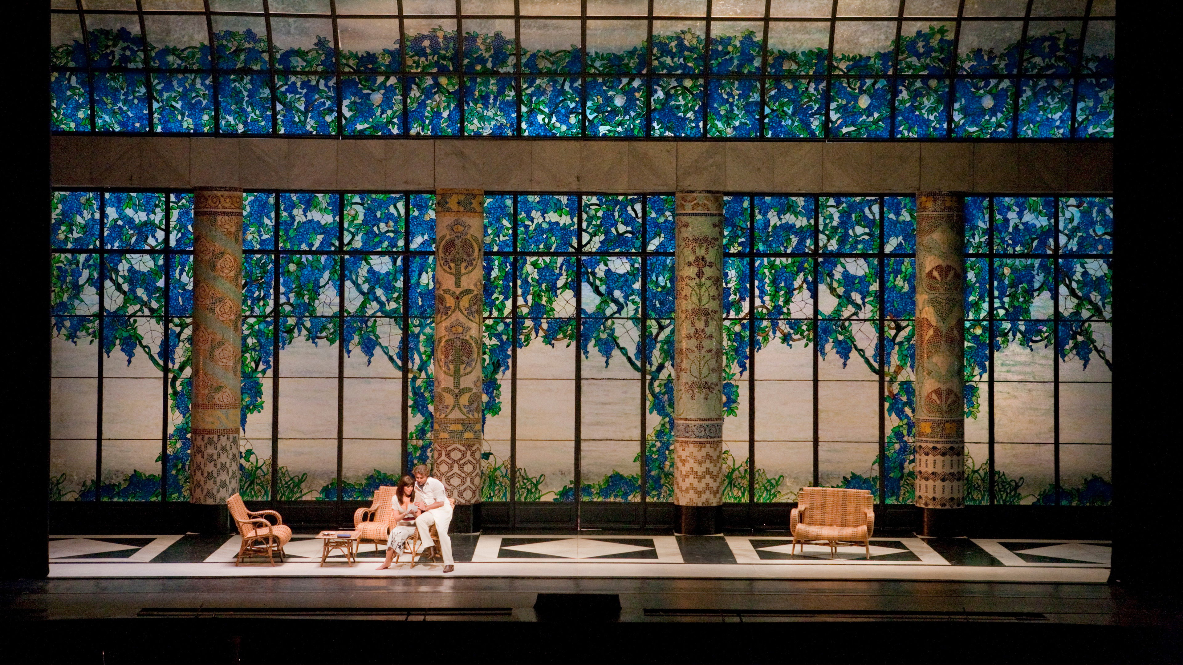 Backdrop for The Metropolitan Opera: La Rondine
