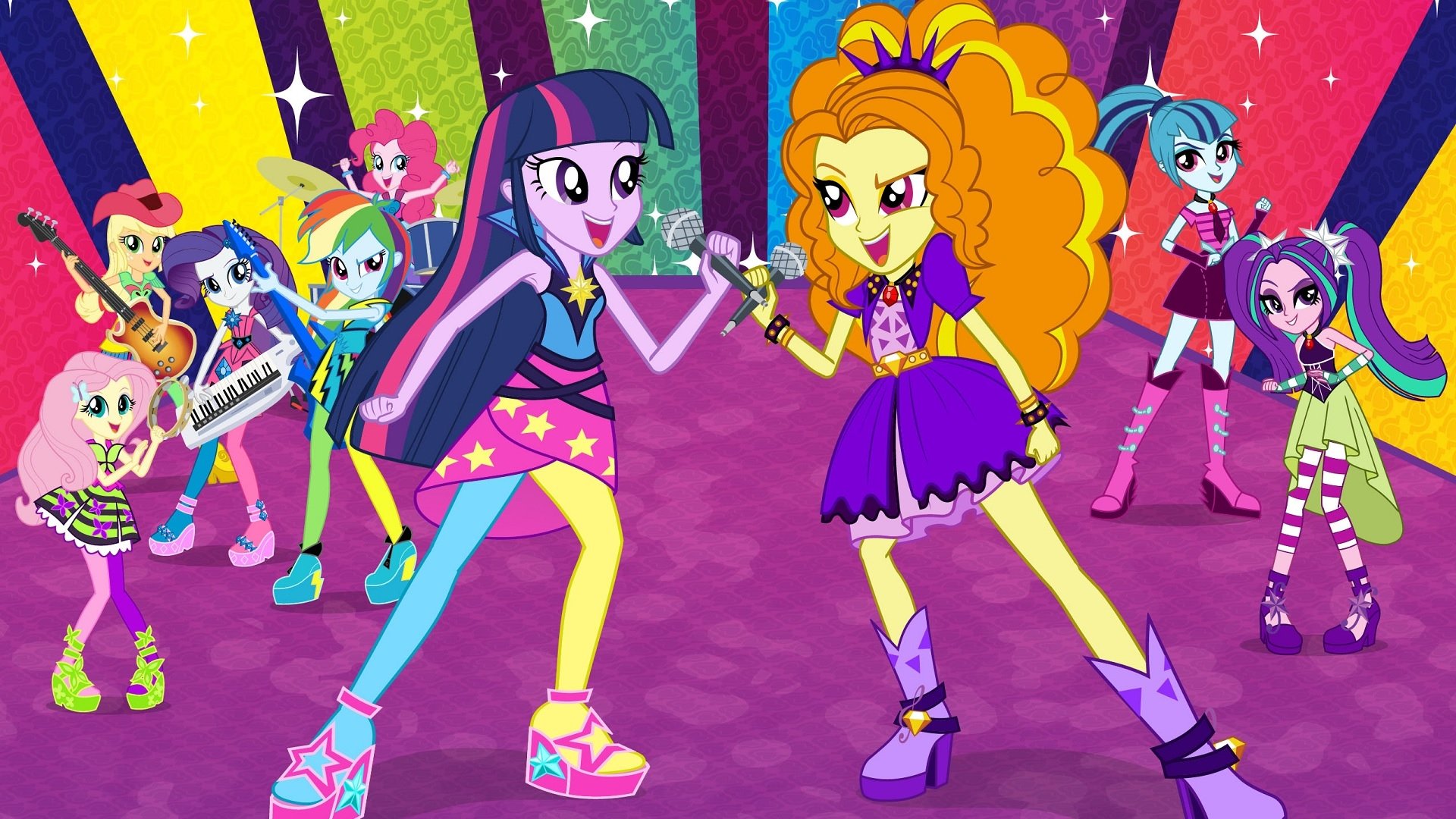 Backdrop for My Little Pony - Equestria Girls - Rainbow Rocks