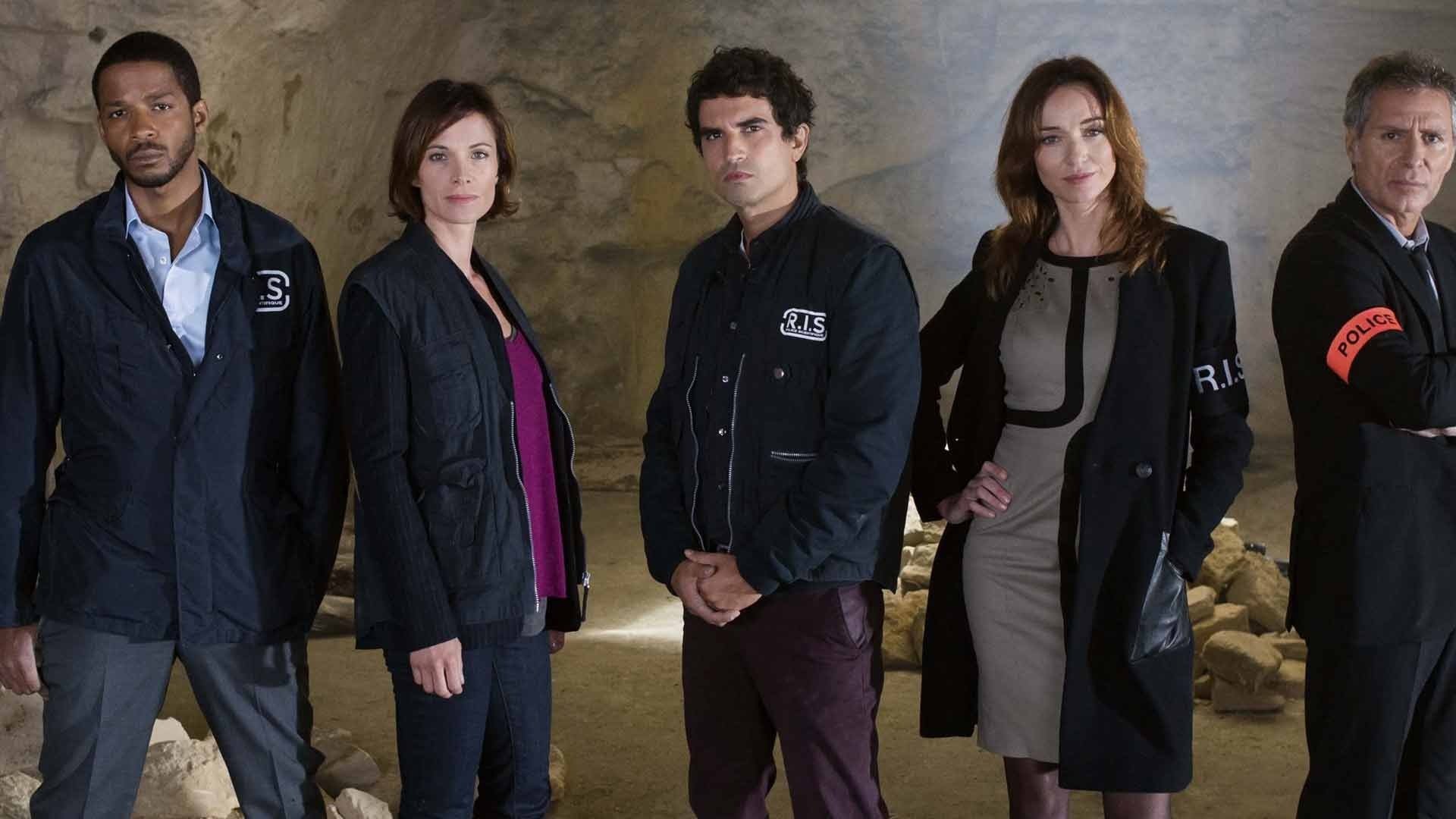 Backdrop for R.I.S, police scientifique