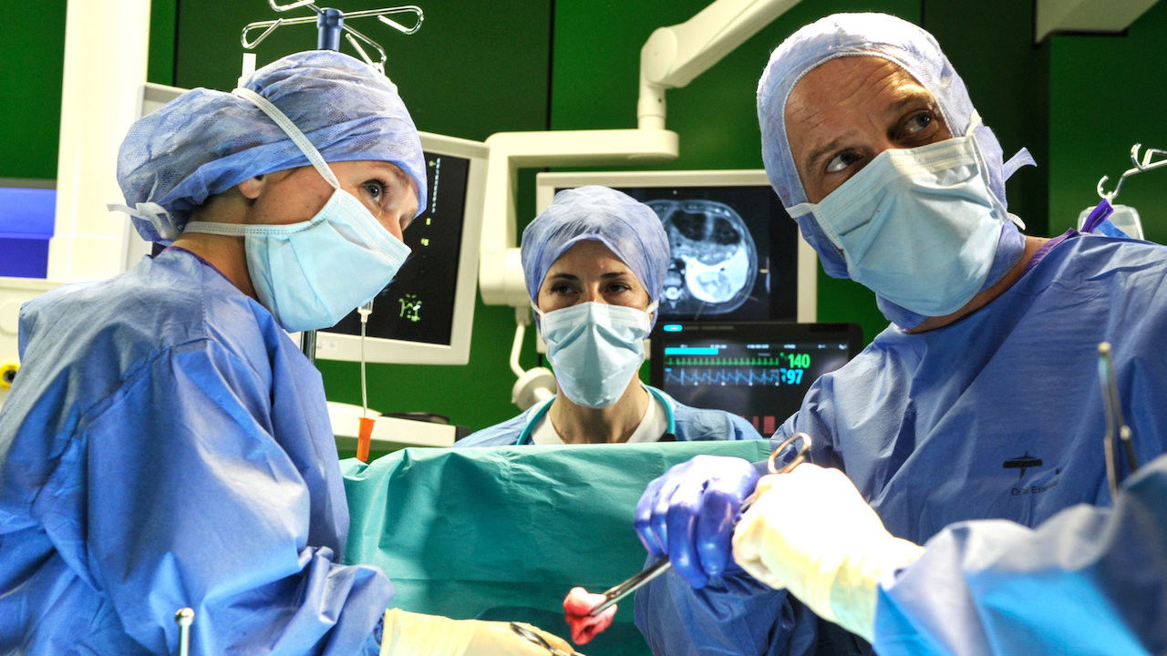 Backdrop for Dr. Klein