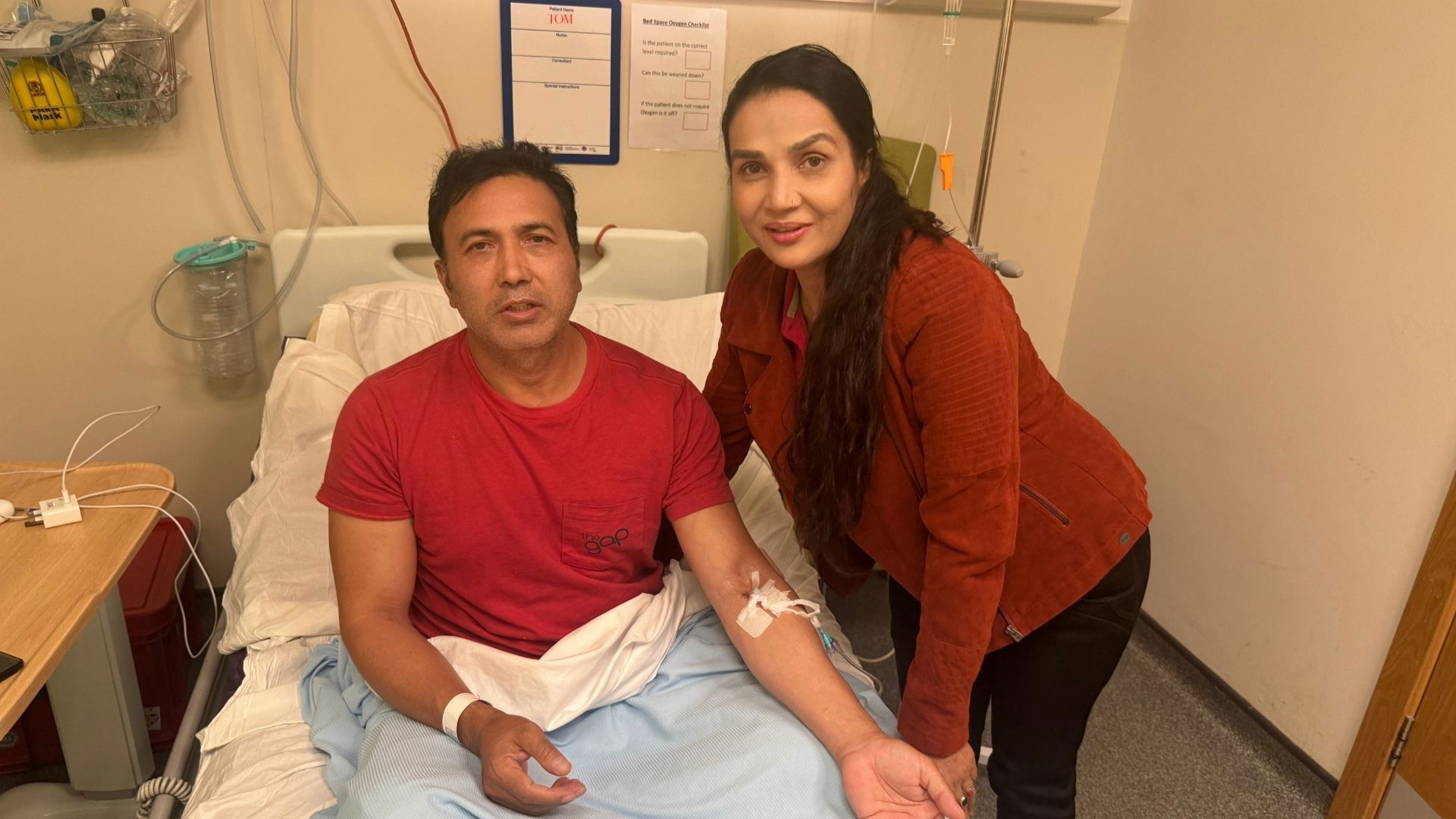 Backdrop for Frimley Park Hospital