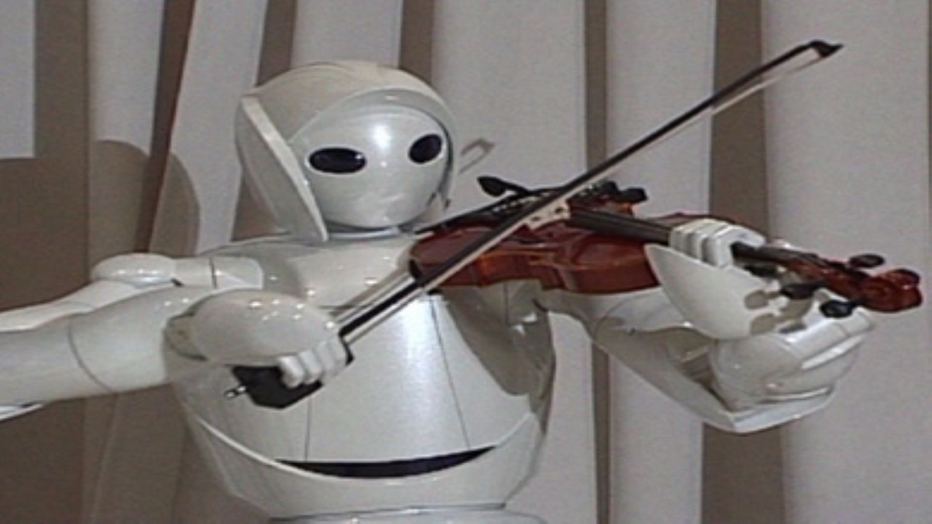 Backdrop for Robot world - A meeting with your alternate double