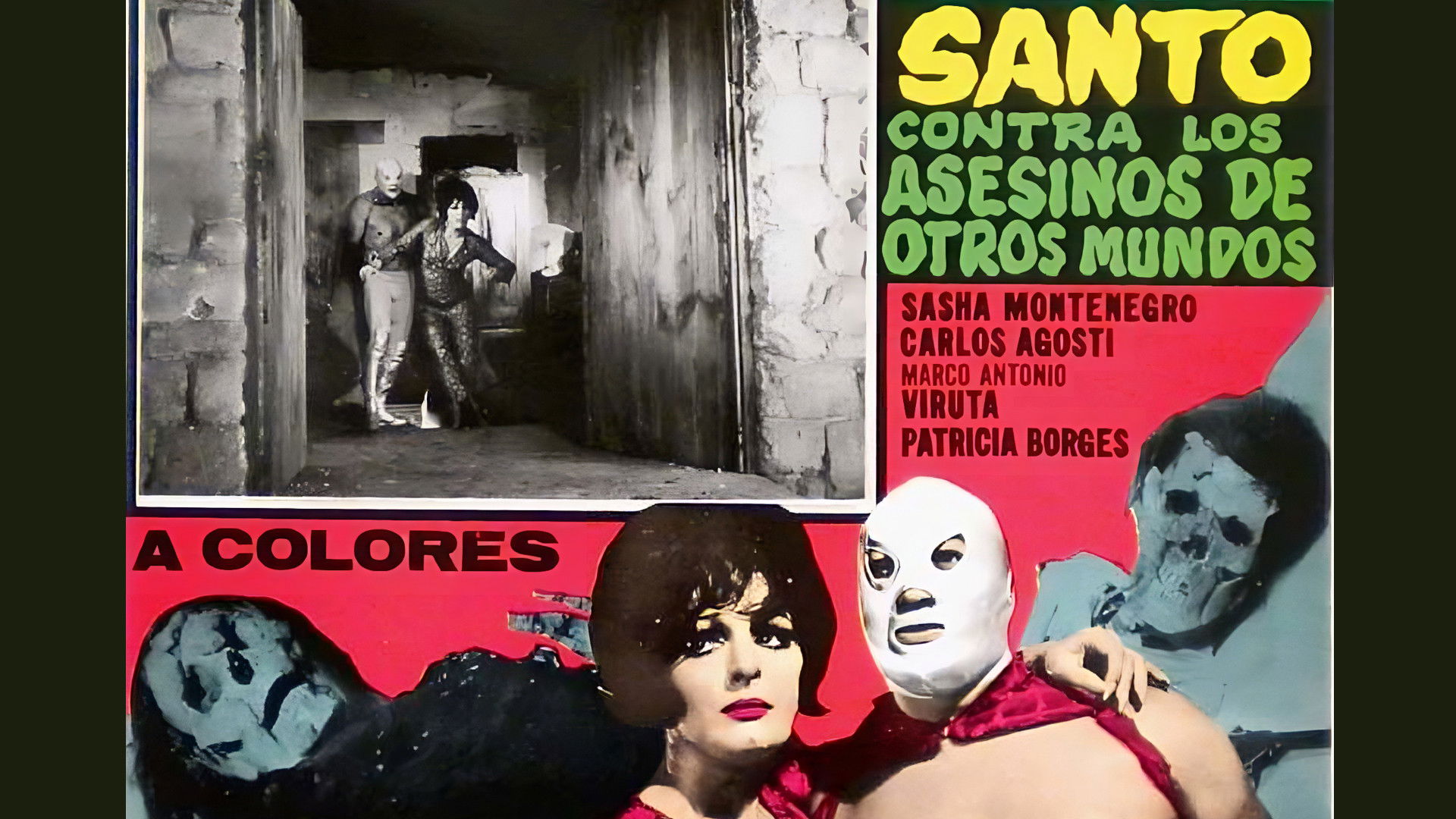 Backdrop for Santo vs. the Killers from Other Worlds