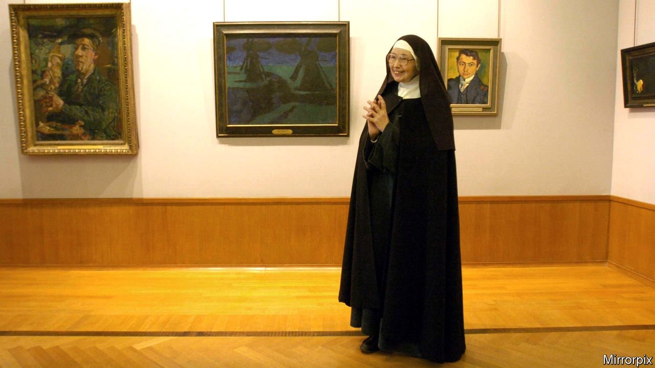 Backdrop for Sister Wendy's American Collection